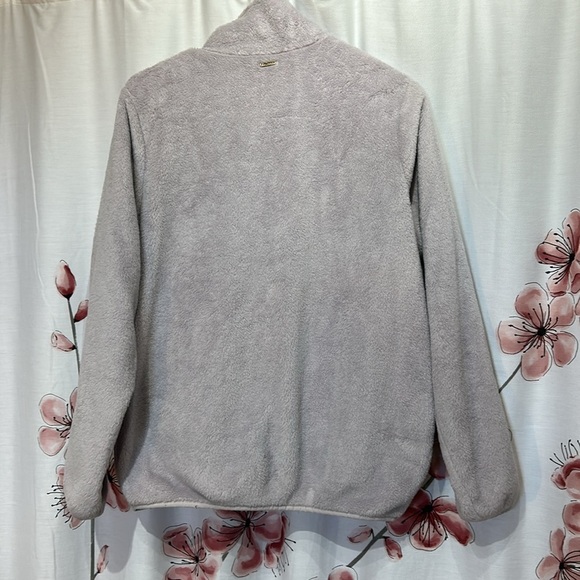 VOLCOM Plush Full Zip Sweater Light Purple Size Small Women’s - Picture 5 of 6
